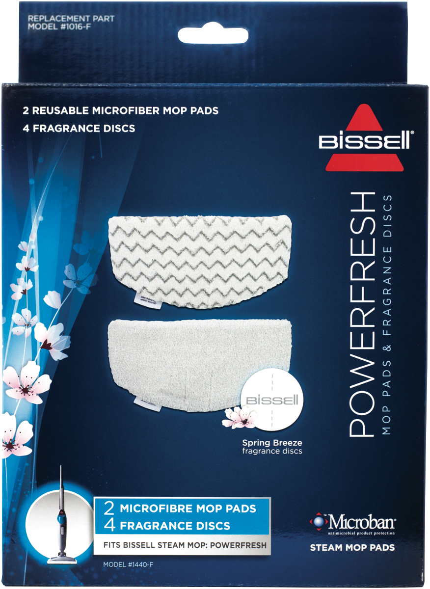 Bissell Powerfresh Replacement 2 Pads 4 discs 1016F