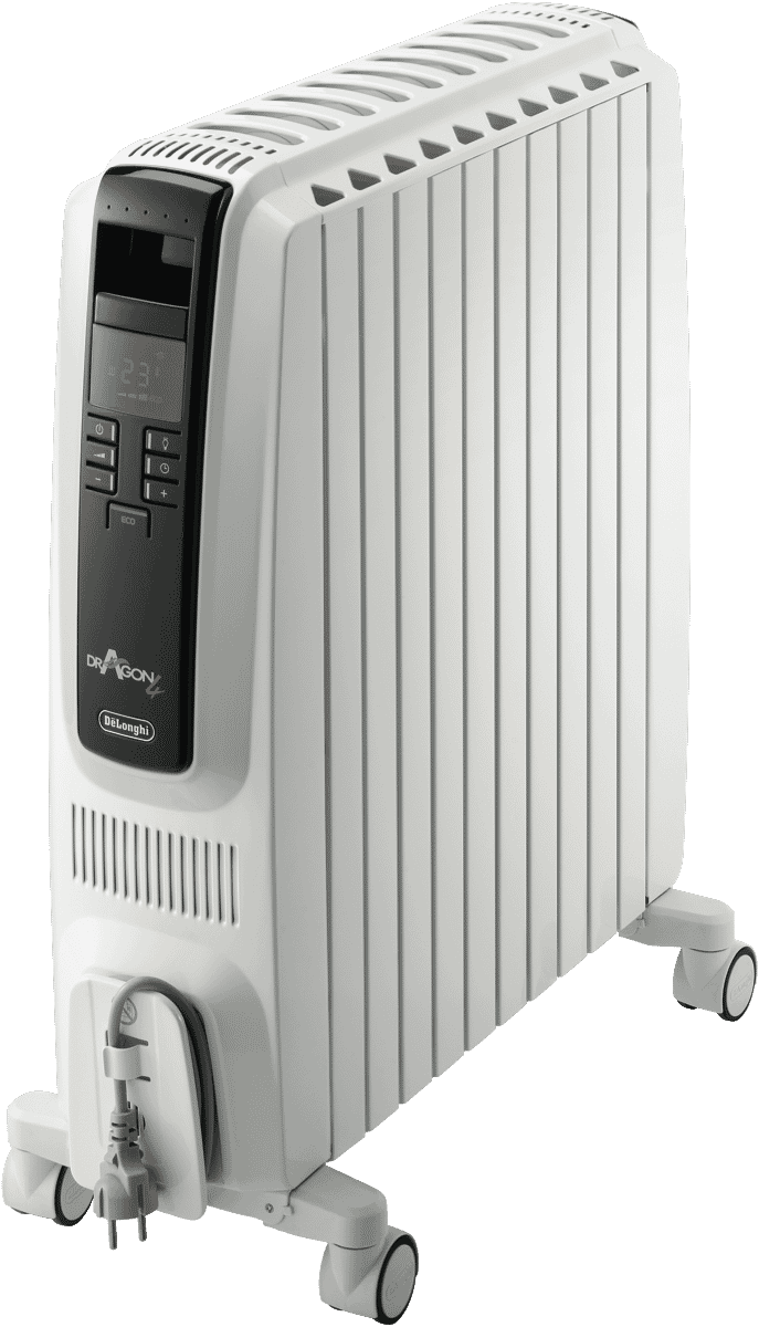 DeLonghi TRD42400ET 2400W Dragon 4 Oil Column Heater w/Timer at The