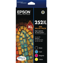 Epson252 XL DURABrite Value Pack50025130