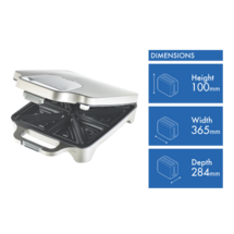 Breville Power Toastie 4 Slice Toastie Maker LTS425GRY