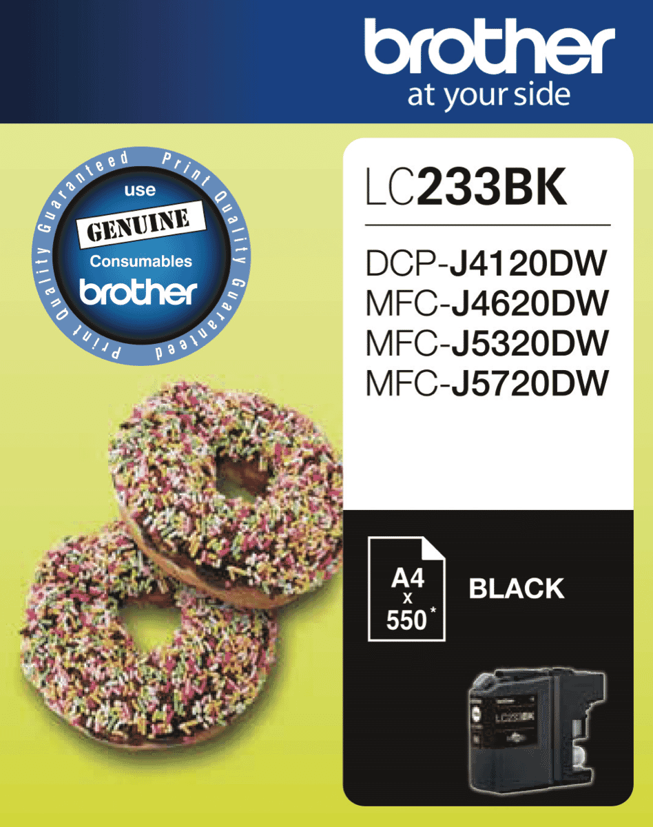 BrotherLC-233 Black Ink Cartridge50027975