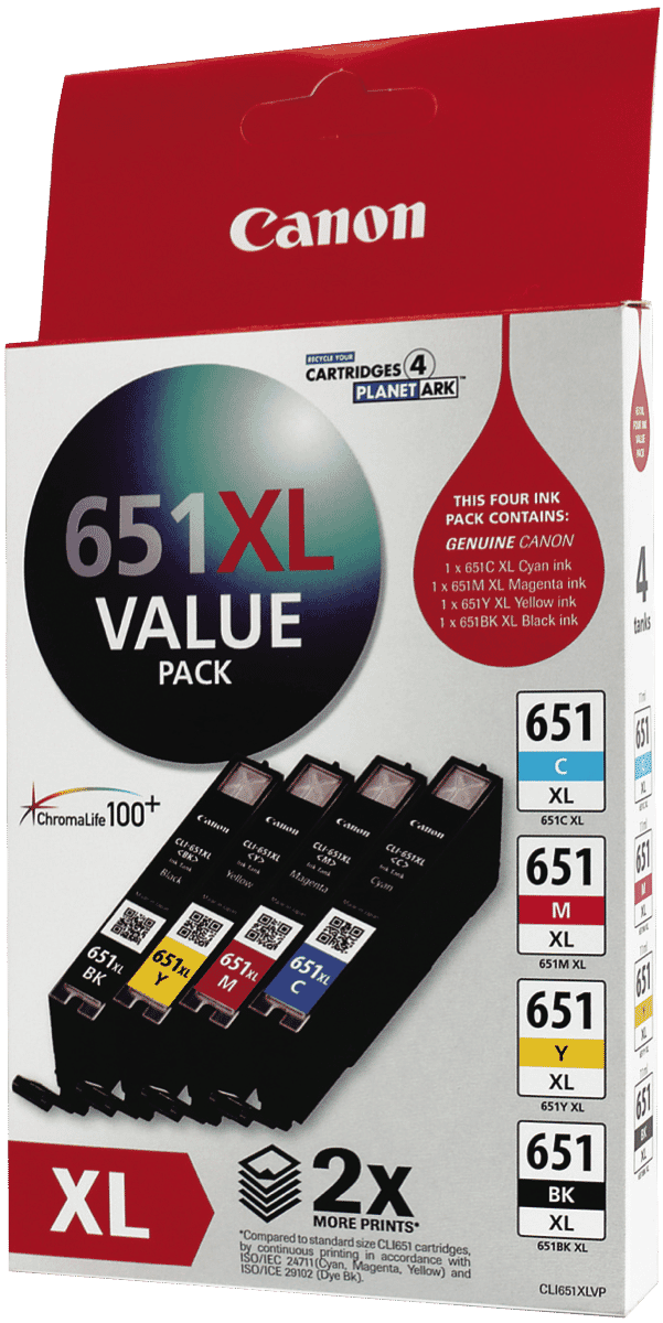 Canon CLI651 XL Value Pack