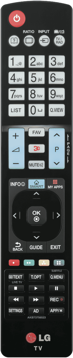 LG AN-CR500 Standard Remote Controller at The Good Guys