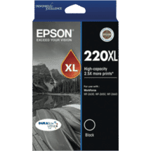 Epson220 XL DURAbrite Ultra Black Ink50028448