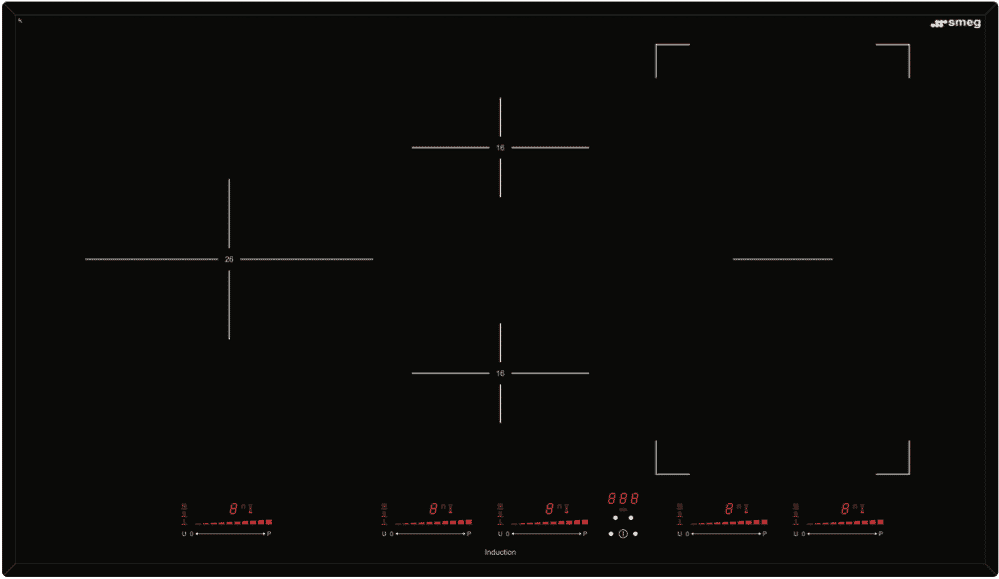 Smeg Sai95 90cm Induction Cooktop At The Good Guys