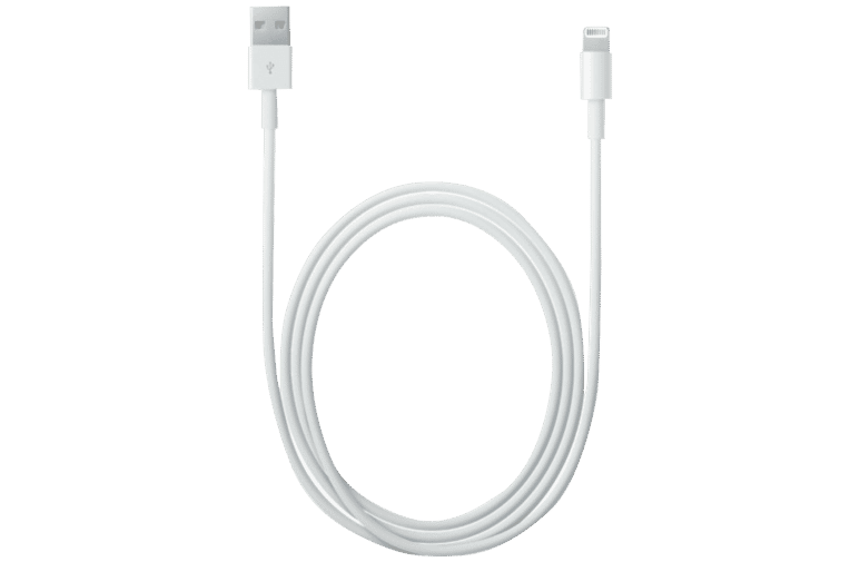 Câble 1M Lightning/USB pour iPhone, iPad et iPod - Tél Solution