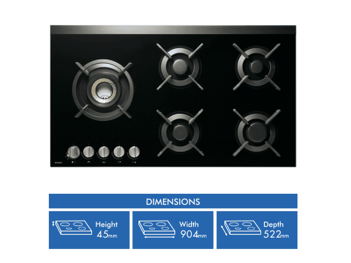 ASKO HG1935AD 90cm Gas Cooktop at The Good Guys