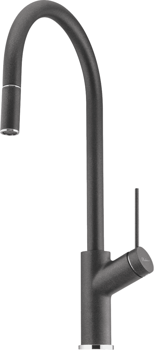 Oliveri Santorini Black Vilo Pull Out Mixer