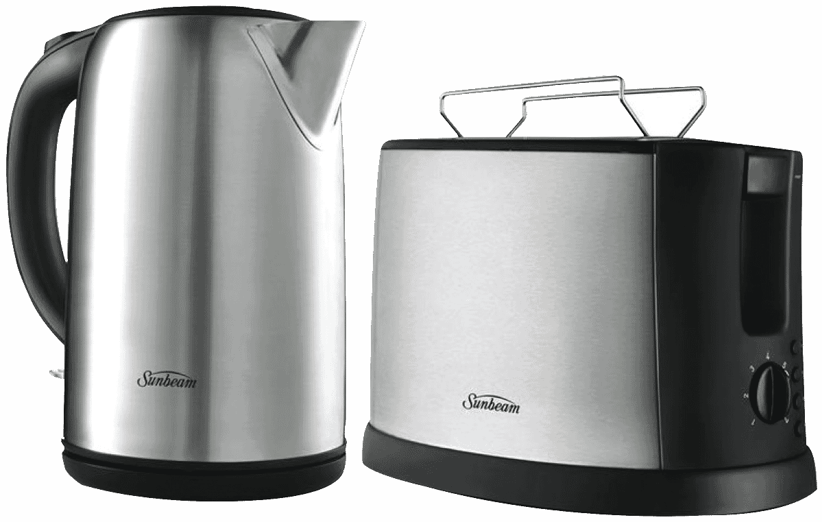 Sunbeam PU5201 Toaster & Kettle Breakfast Pack at The Good Guys