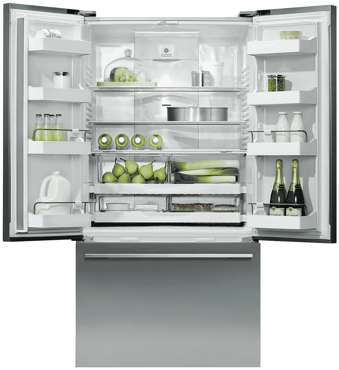 Fisher & Paykel RF610ADX5 614L French Door Refrigerator at The Good Guys