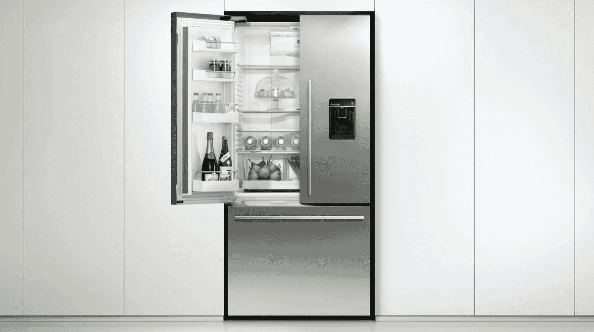 Fisher & Paykel RF610ADX5 614L French Door Refrigerator at The Good Guys