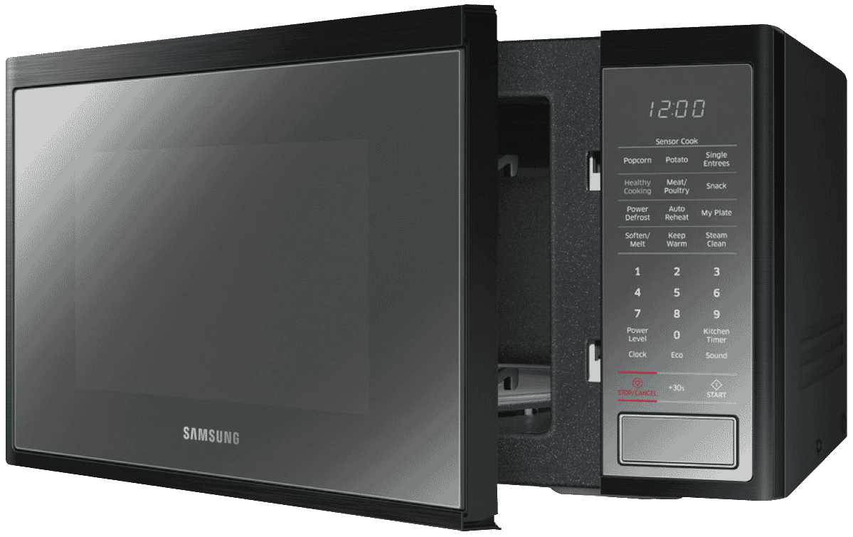 Samsung MS32J5133BM 32L1000W Microwave Black Mirror Finish at The