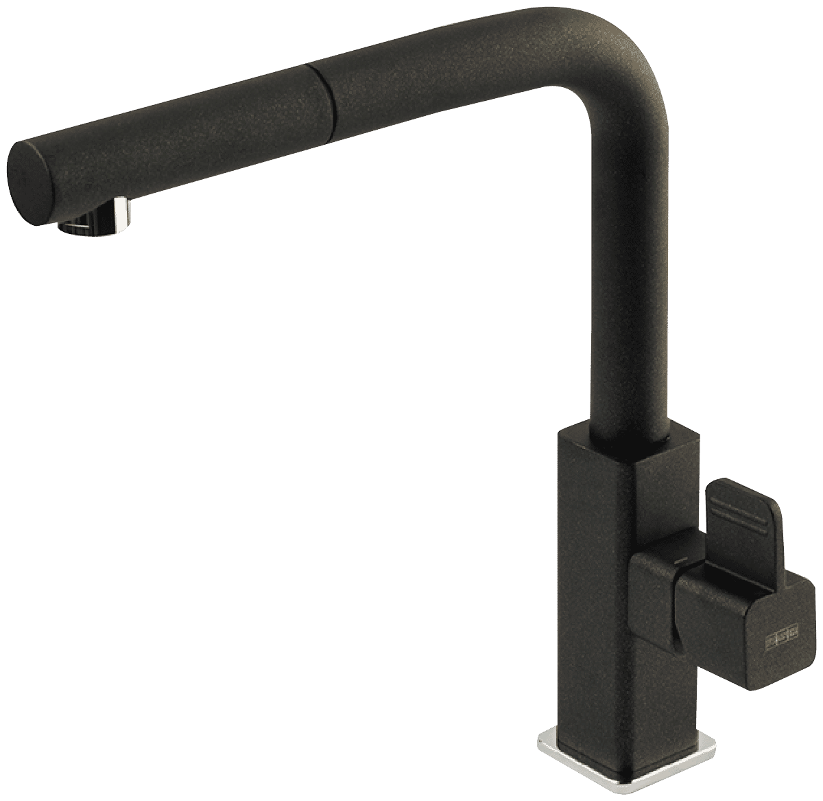 Franke Mythos Black Pull Out Mixer Tap