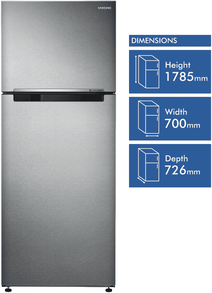 Samsung SR471LSTC 471L Top Mount Refrigerator at The Good Guys
