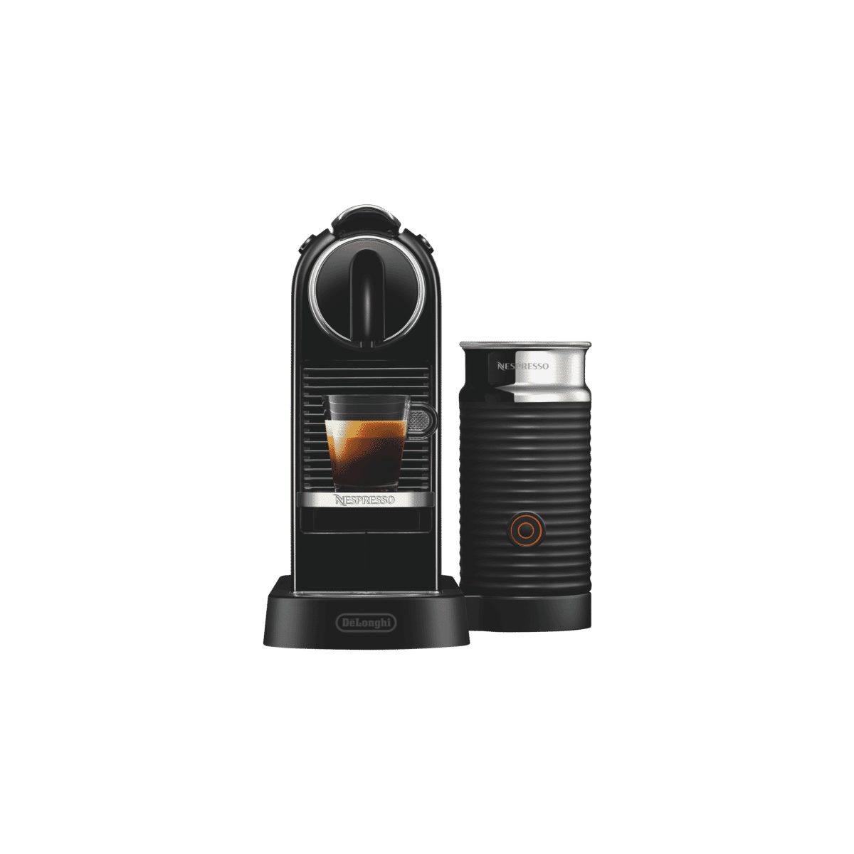 DeLonghi Vertuo Pop Bundle Nespresso Machine (Black) - JB Hi-Fi