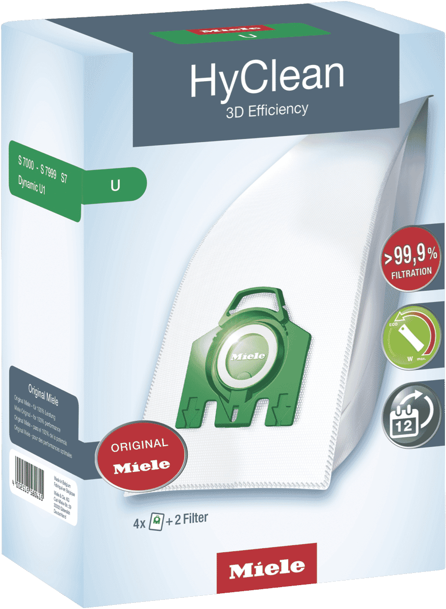 Miele 10123250 U 3D Hyclean Dustbag at The Good Guys