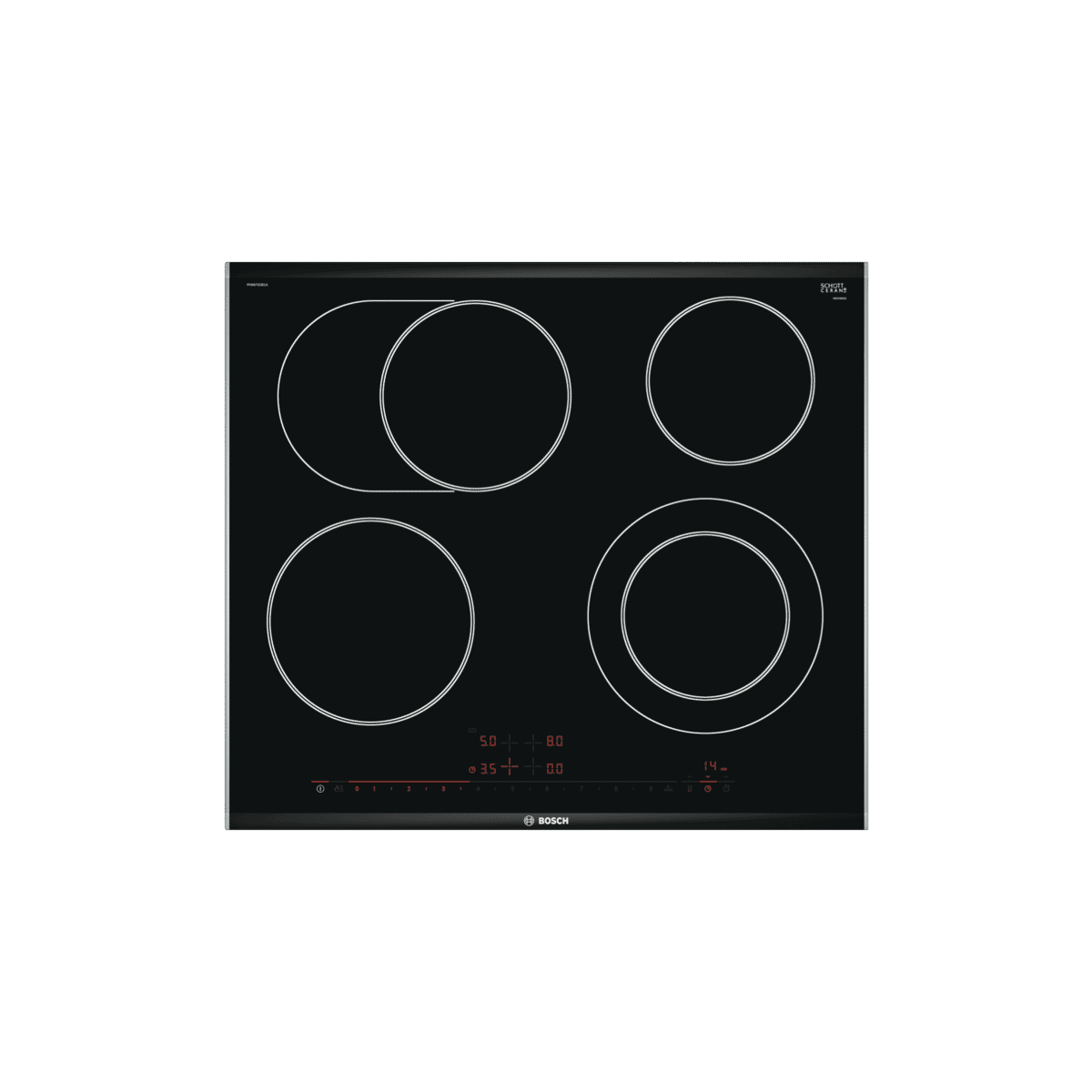 Bosch PKN675DB1A 60cm Ceramic Cooktop at The Good Guys