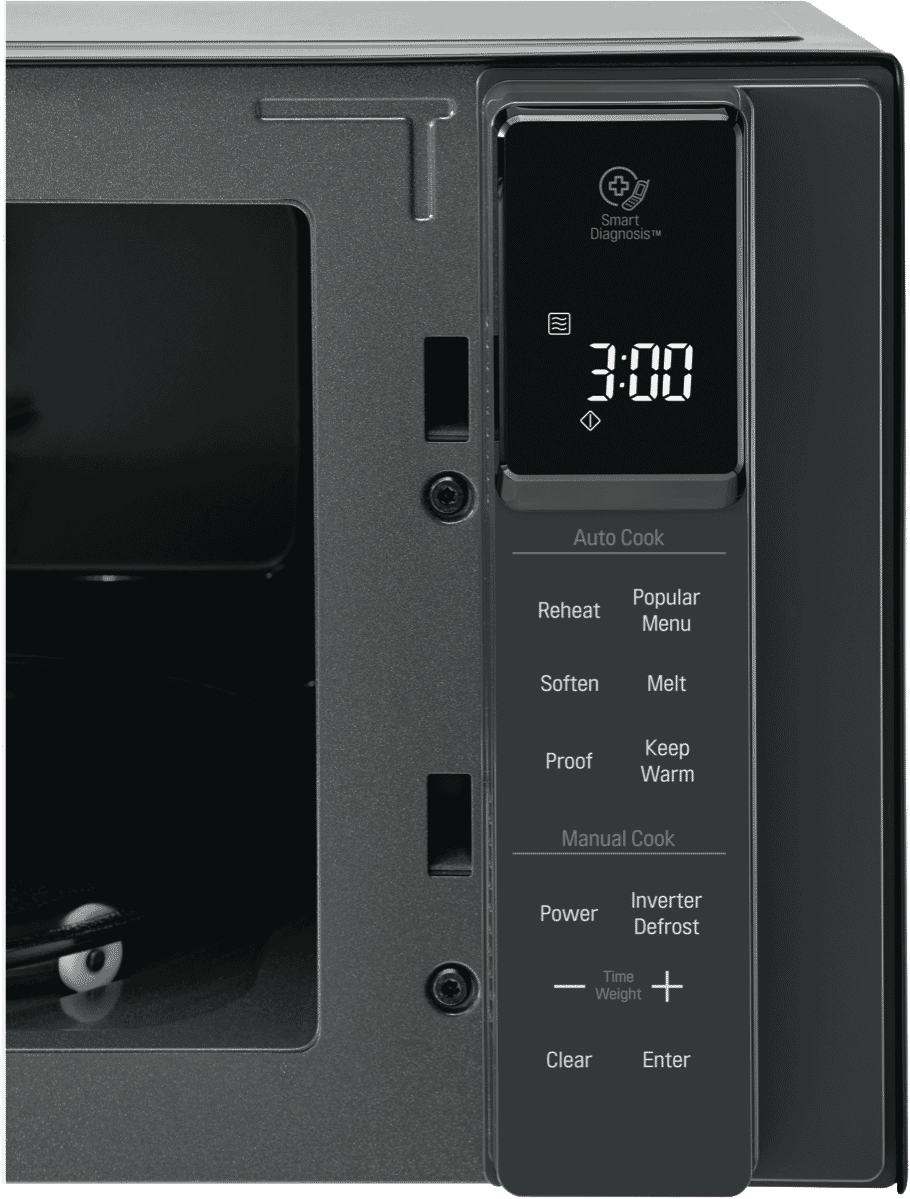LG MS2596OB NeoChef 25L 1000W Inverter Black Microwave at The Good Guys