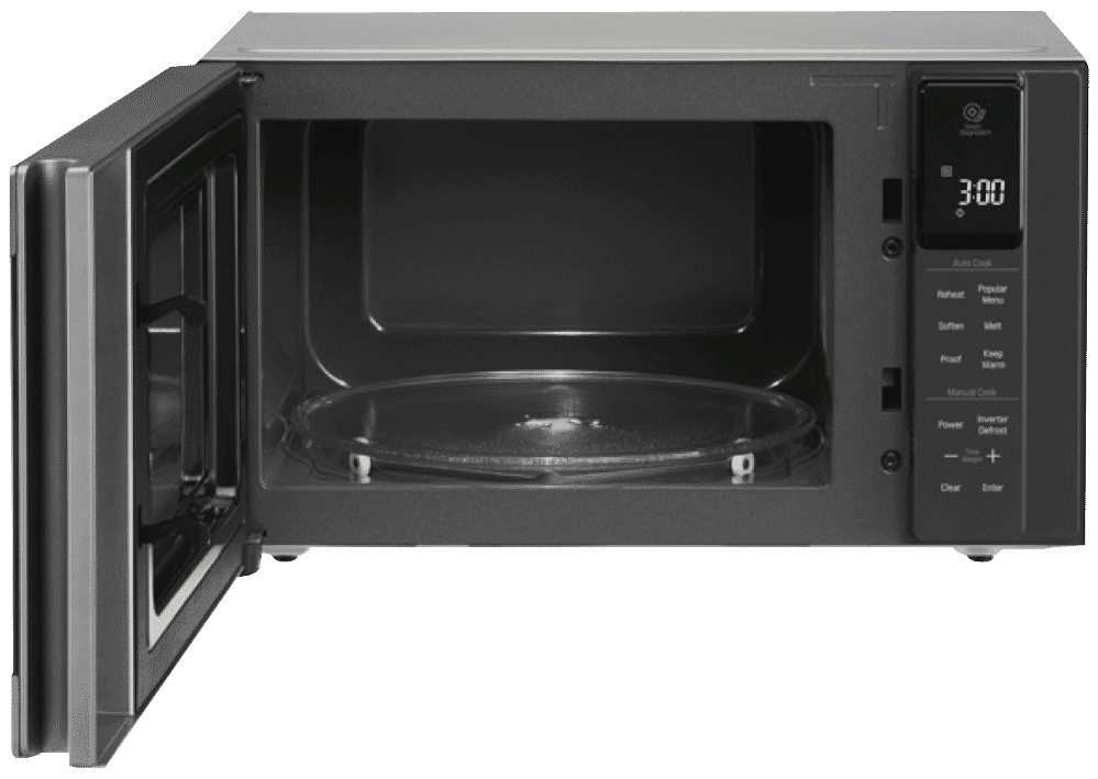 LG MS2596OS NeoChef 25L 1000W Inverter Stainless Steel Microwave at The