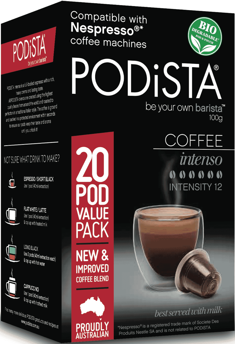 PODiSTA Intenso Coffee Pod 20pk