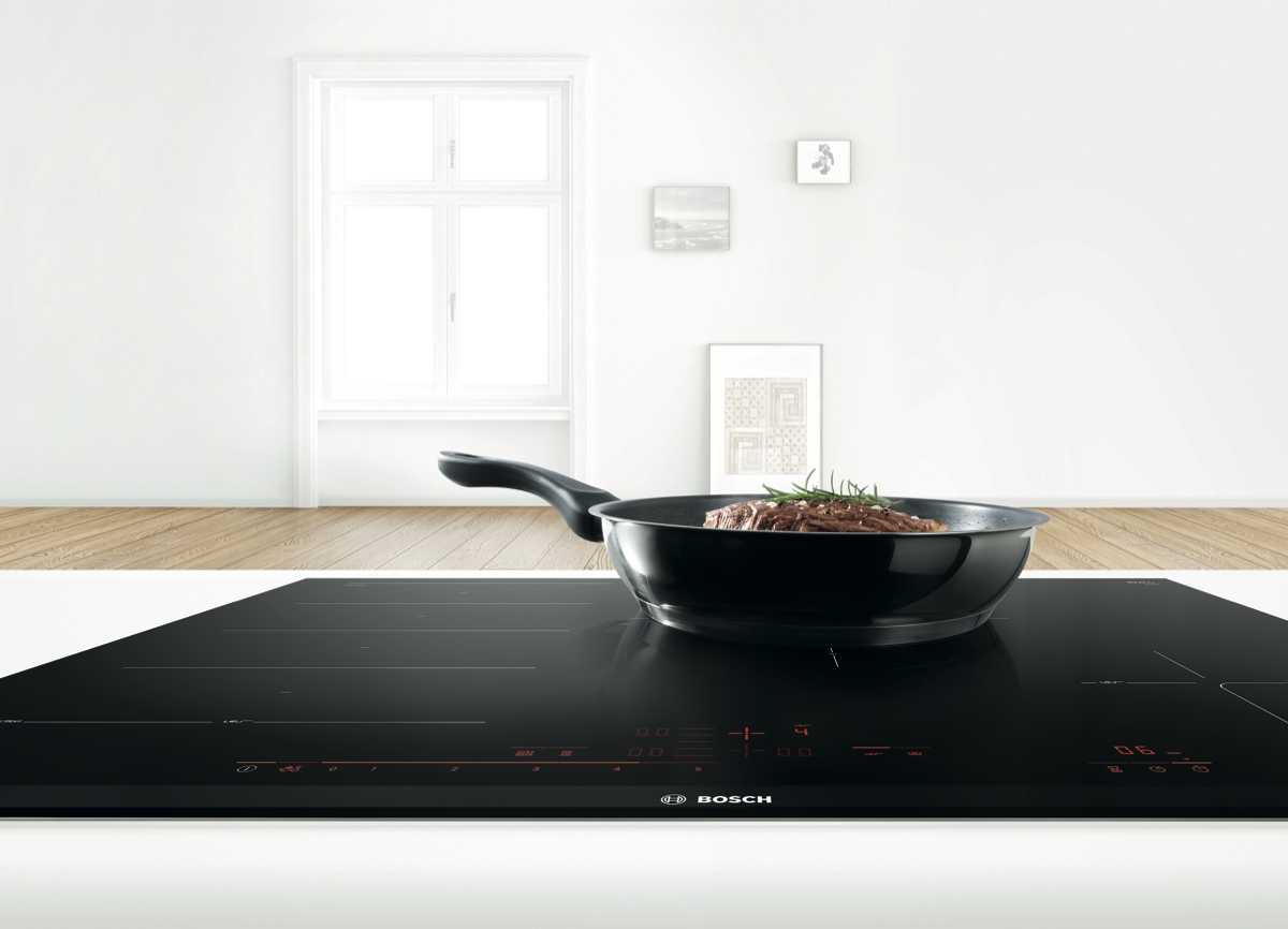 Bosch PXE875DC1E 80cm Induction Cooktop Series 8 at The Good Guys