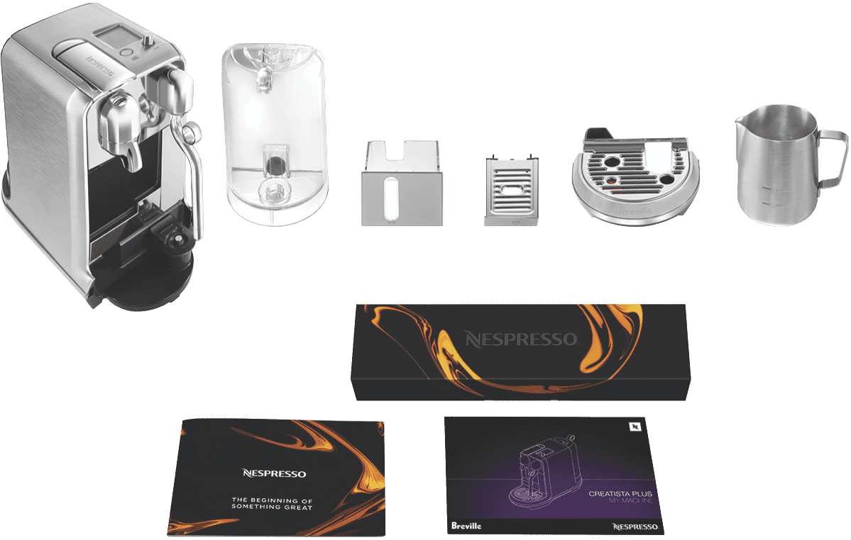 Nespresso BNE800BSS Breville Creatista Plus Capsule Stainless Steel