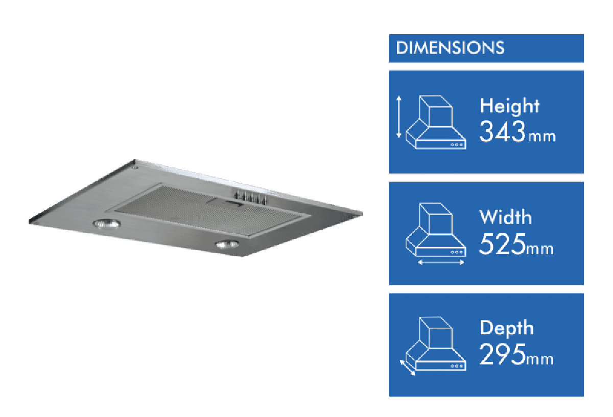 Schweigen 60cm Undermount Rangehood