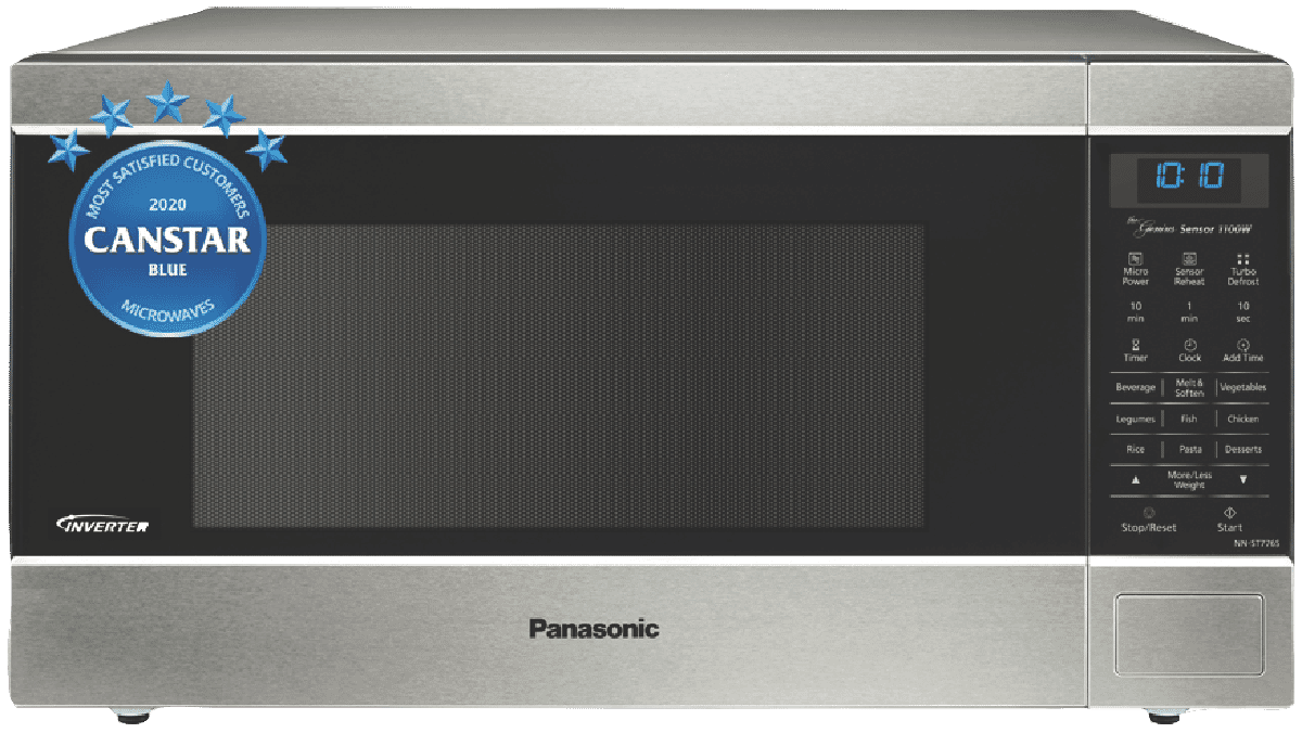 Panasonic NNST776SQPQ 44L Inverter Sensor Microwave Oven at The Good Guys