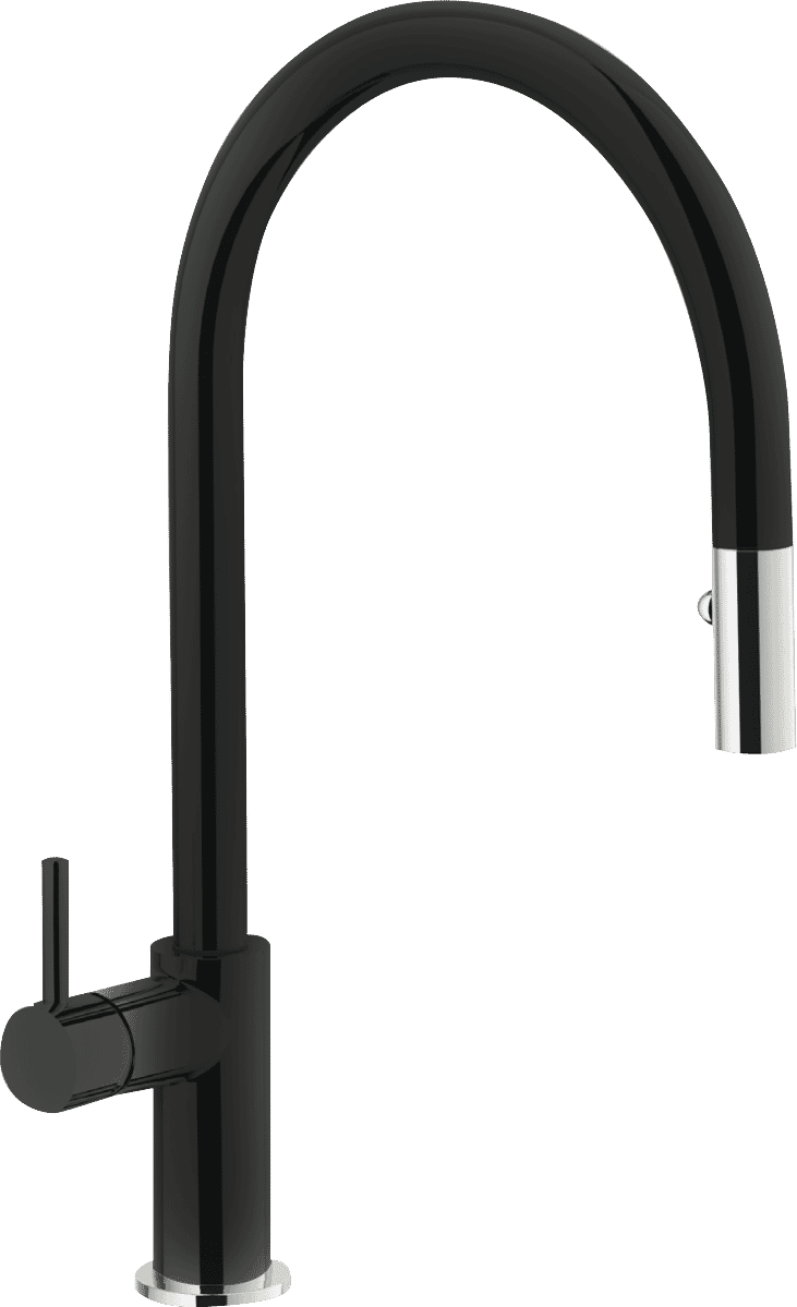 Franke TA7311B Verona Onyx Gooseneck Pullout Tap at The Good Guys