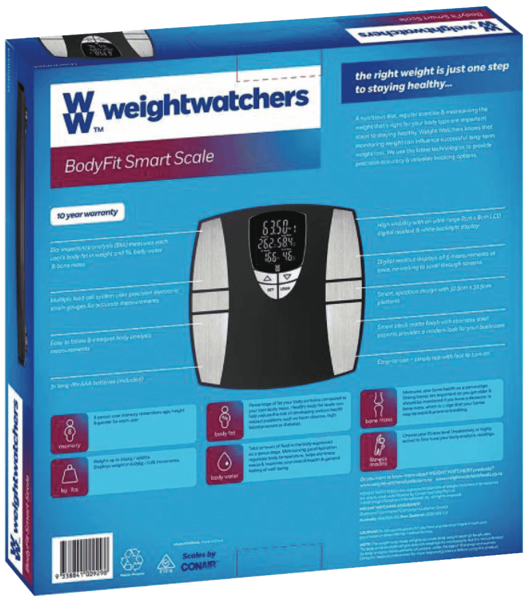 Weight Watchers WW800A Bodyfit Smart Scale at The Good Guys