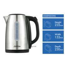 KitchenAid Brushed Stainless Steel Electric Kettle, 1.2 L - Harris