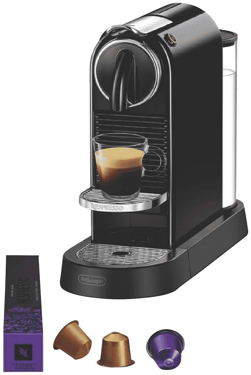 Nespresso EN167B DeLonghi Citiz Solo Capsule Machine at The Good Guys