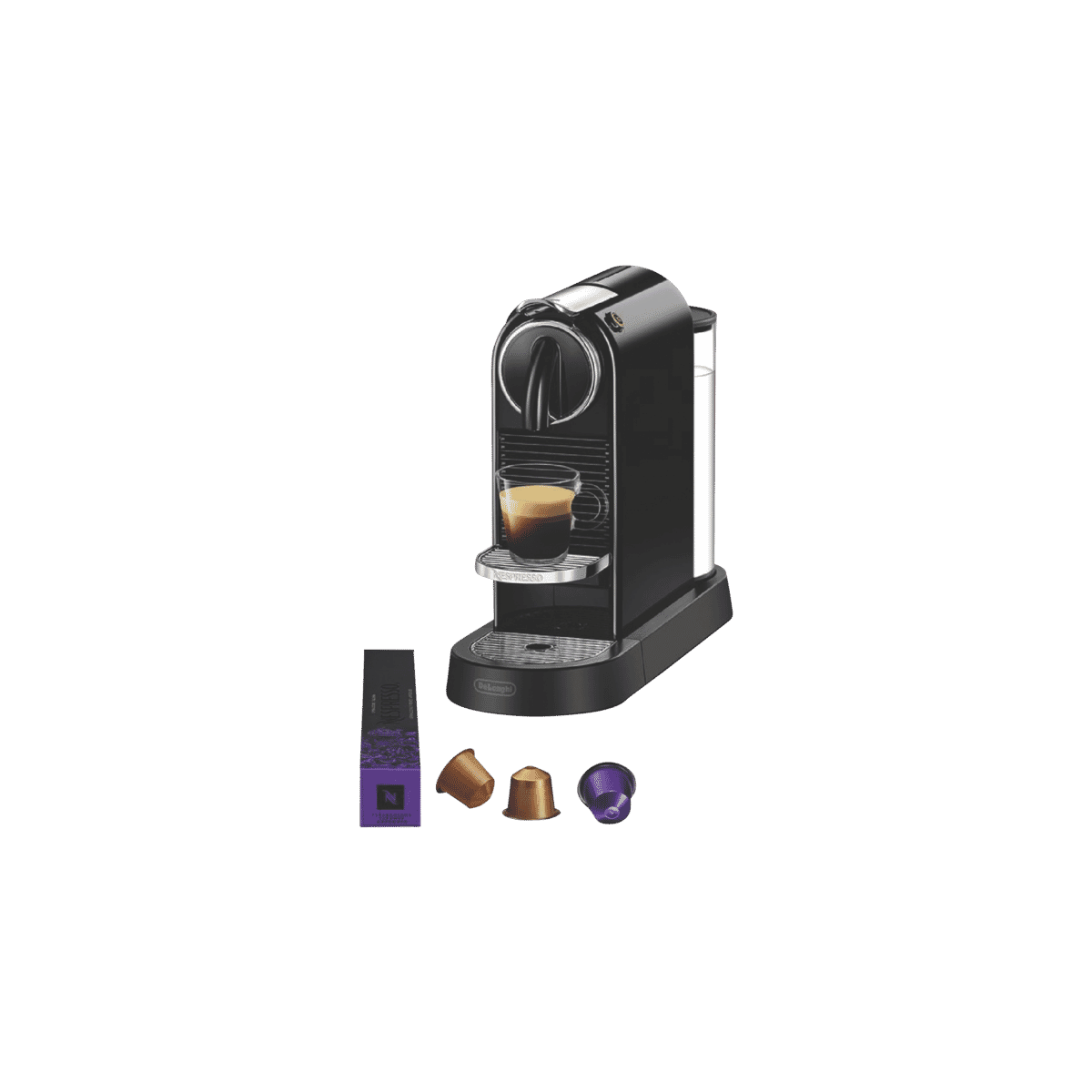 Nespresso EN167B DeLonghi Citiz Solo Capsule Machine at The Good Guys