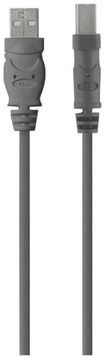 Belkin 3M Premium USB-A to USB-B Printer Cable F3U154BT3M