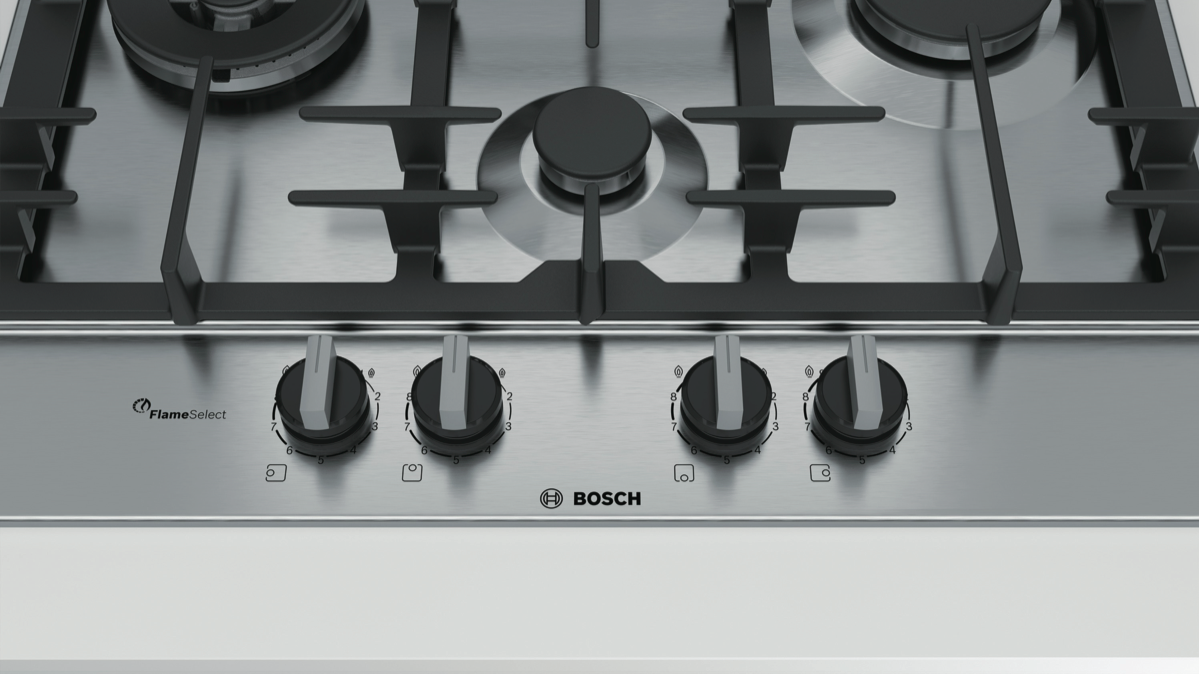 Bosch Pci6a5b90a 60cm Flameselect Gas Cooktop At The Good Guys