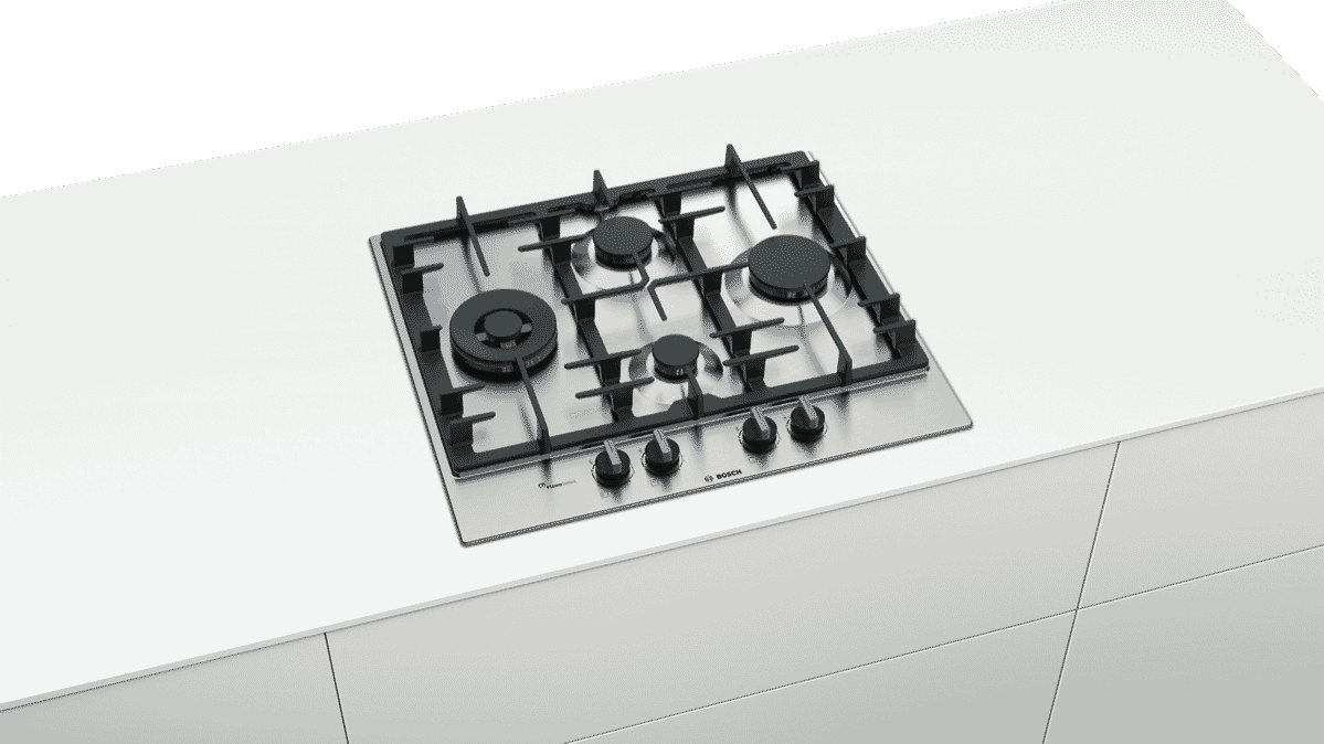 Bosch PCI6A5B90A 60cm FlameSelect Gas Cooktop at The Good Guys