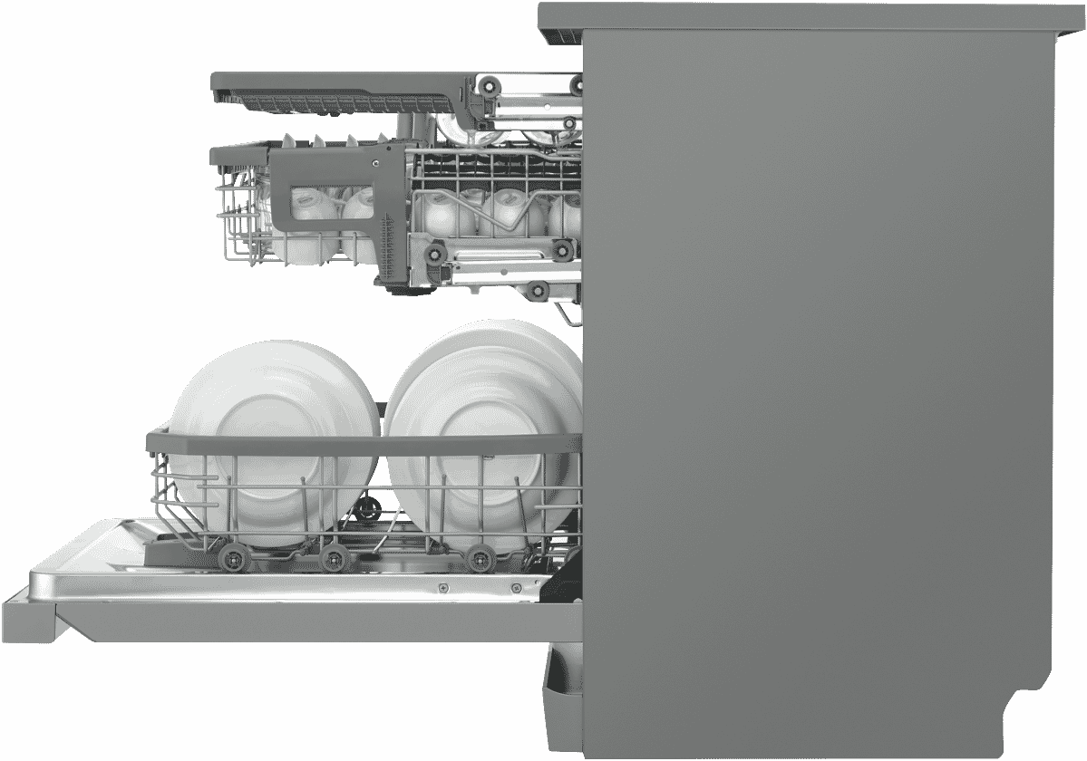 LG XD3A15NS Stainless Steel Dishwasher at The Good Guys