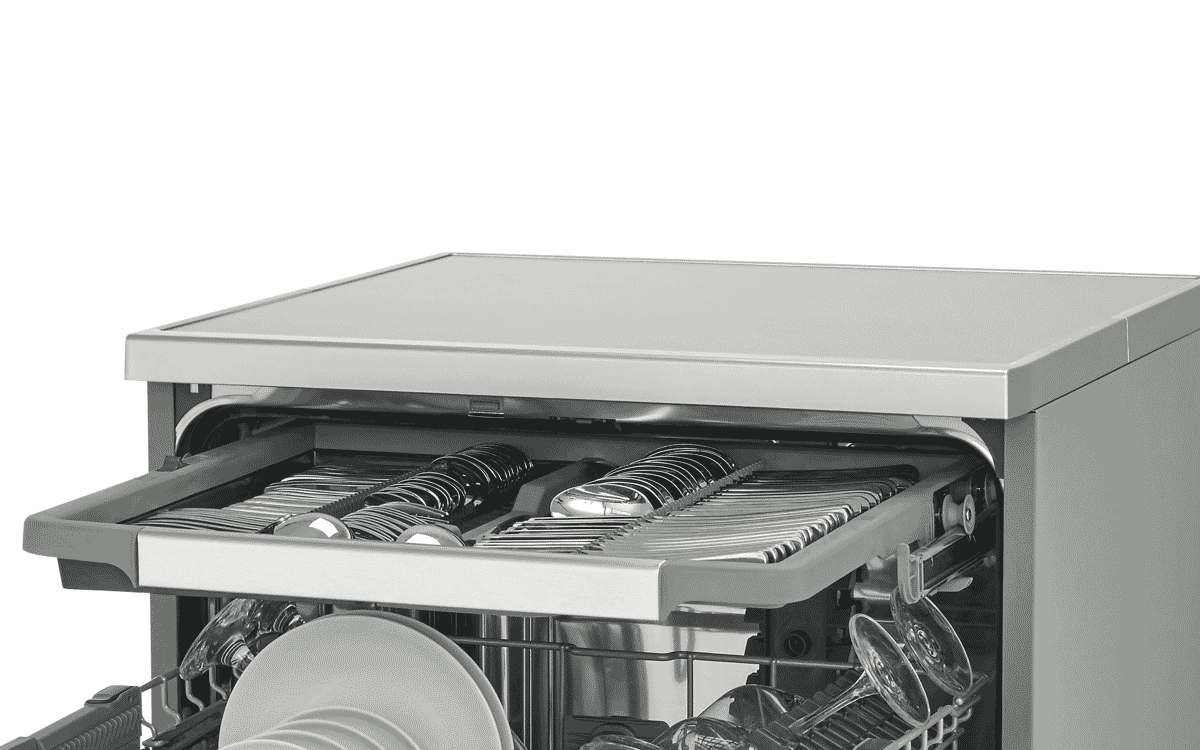 LG XD3A15NS Stainless Steel Dishwasher at The Good Guys