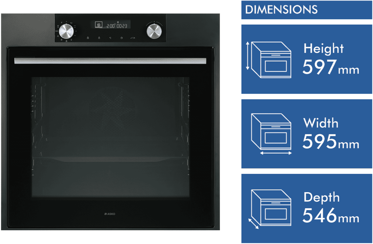 Asko OP8637A 60cm Pyrolytic Oven at The Good Guys