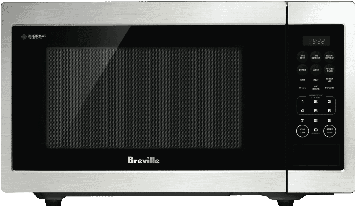 Image of Breville23L 900W Flatbed Microwave S/Steel