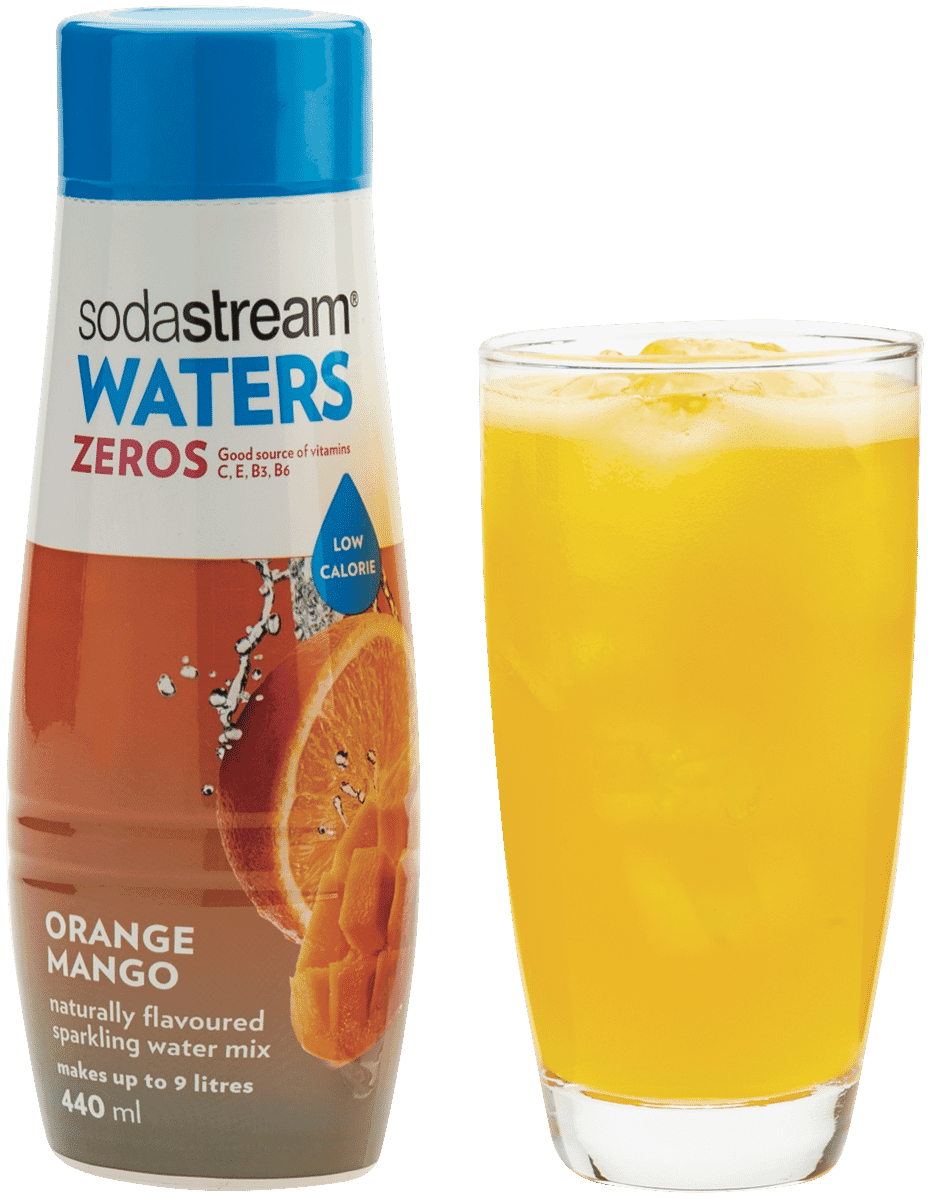 Sodastream 1024258610 Zeros Orange Mango 440ml at The Good Guys