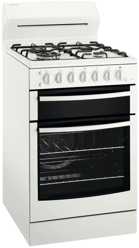 Westinghouse Wlg517wbng 54cm Ng Gas Upright Cooker At The Good Guys