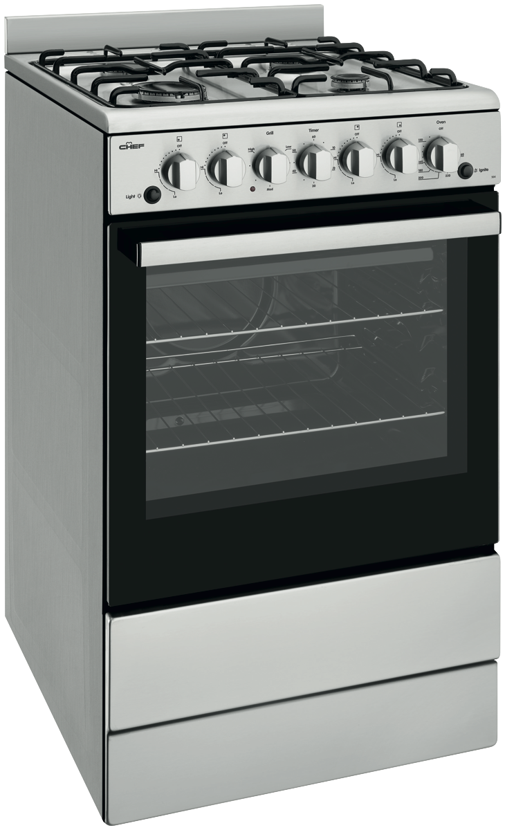 chef upright lpg gas stove