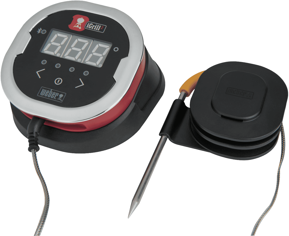 Weber iGrill 3 Wireless Bluetooth Smart Connection Grill Thermometer With 2  Pro-Meat Probes - 7204