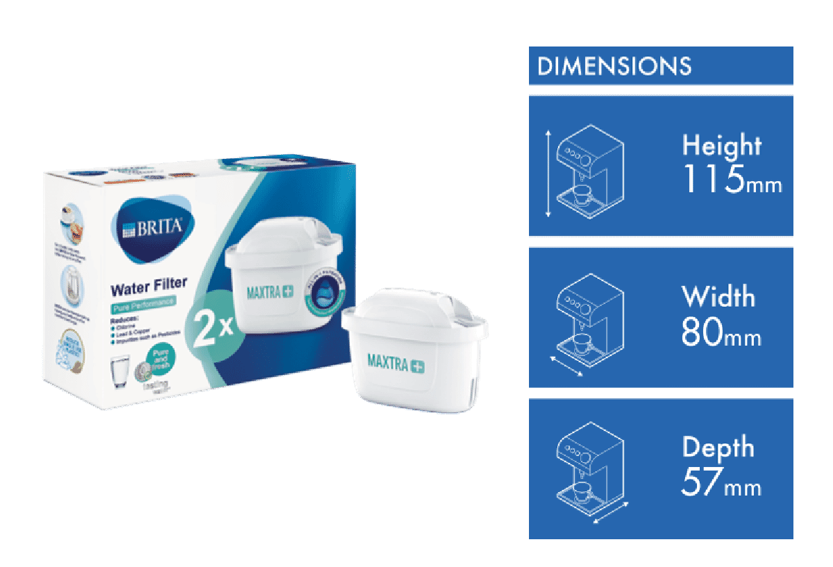 Buy Pack 4 maxtra pro all in 1 (4 months) 4 units Brita