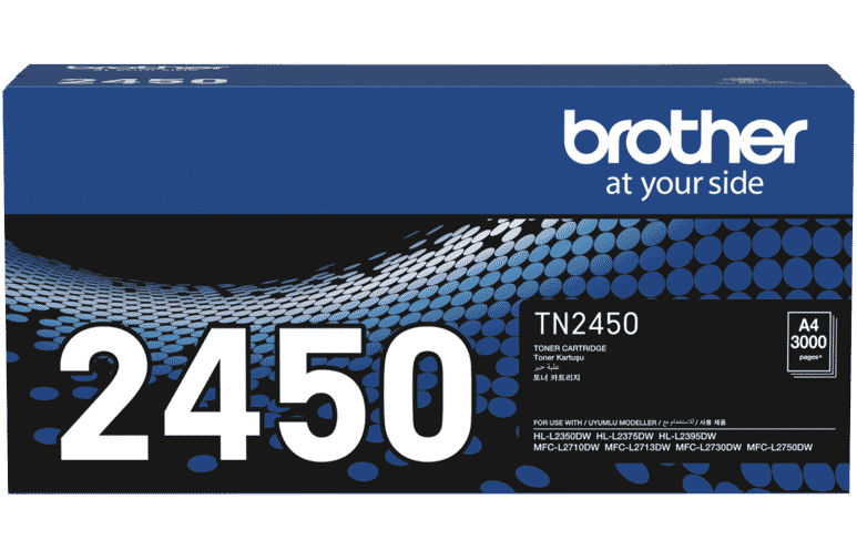BROTHER TN-2450 ORIGINAL BLACK TONER 3K Suits HL L2350DW / HL