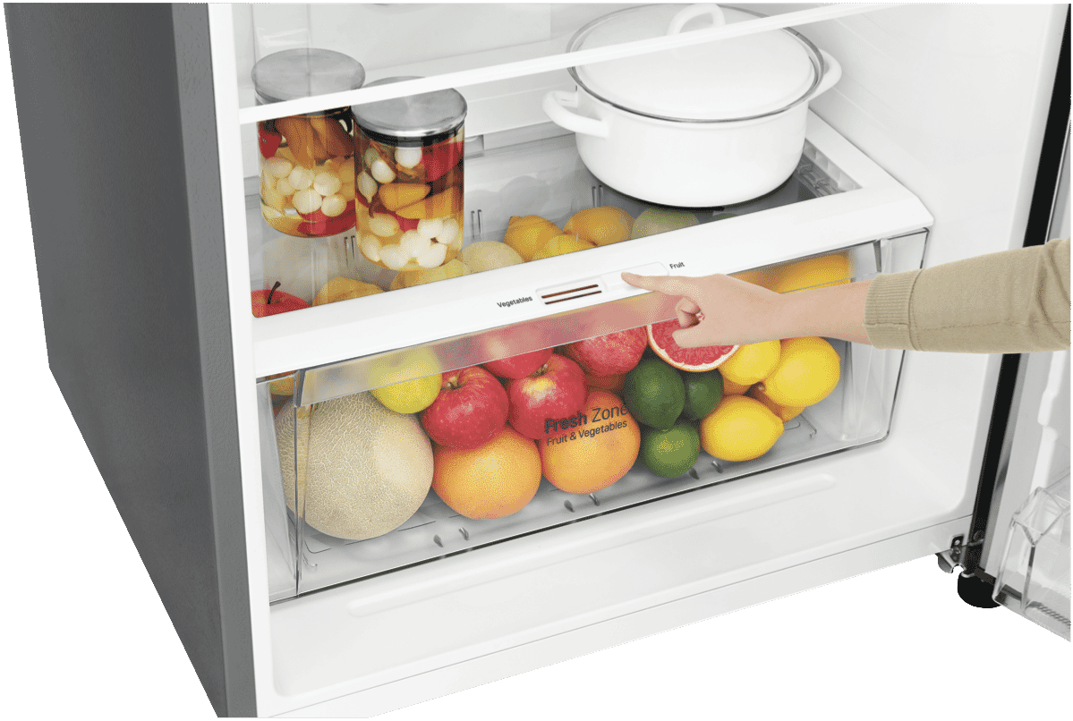 LG GT442SDC 441L Top Mount Refrigerator at The Good Guys