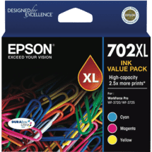 Epson702XL 3 Colour DURABrite Ink Pack50051432