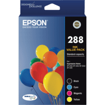 Epson288 4 Colour Ink Pack50051527