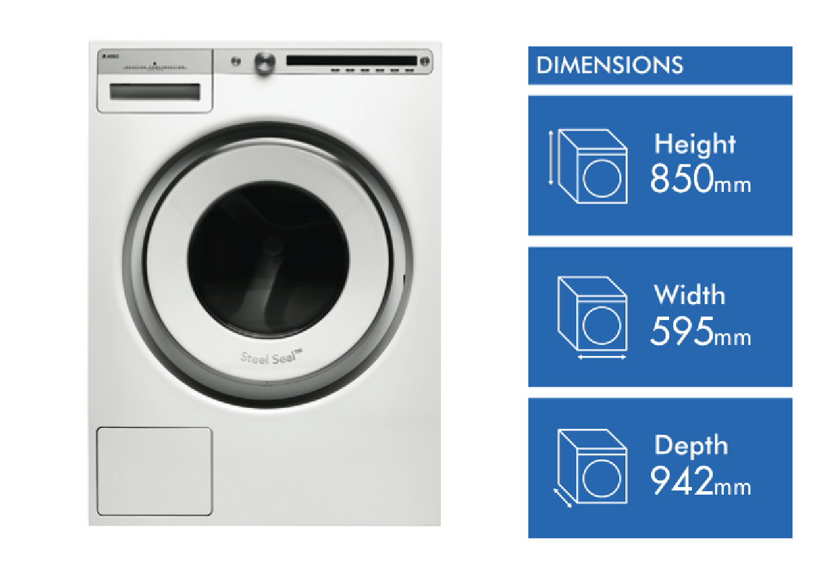 asko 8kg front load washing machine